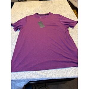 VRST Mens L Purple SS Icon Tee Moisture Wicking UV Protection Anti Odor NWT